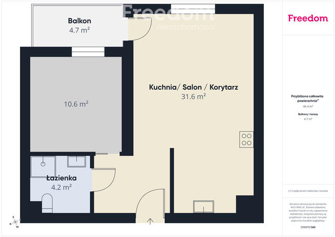 PREMUM - 2 pokojowe mieszkanie z garażem, loggia