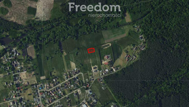 Działka budowlana 1175 m² blisko lasu. Murów