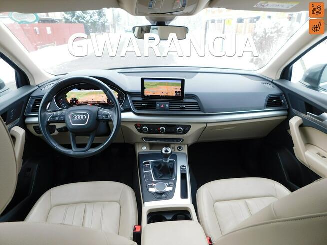 Audi Q5 2.0TDI z Gwarancją Beżowa Skóra WIRTUAL LCD Zegary