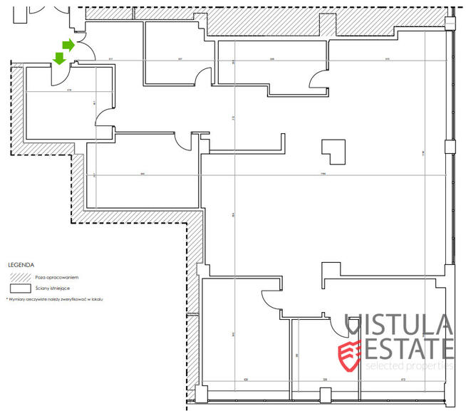 Lokal biurowy z parkingiem, Grzegórzki
