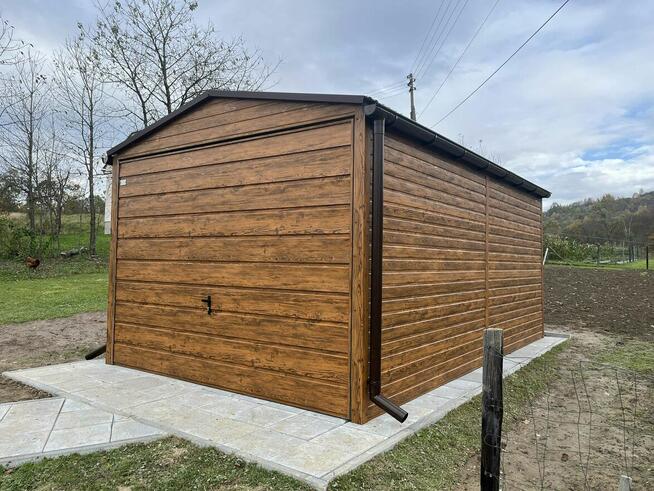 Garaż blaszany 6x6 Premium