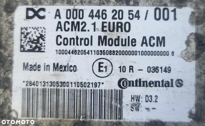 Sterownik ACM adblue A0004464054 A0004462054 Mercedes MP