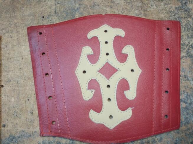 Karwasz łuczniczy ,ochraniacz przedramienia skóra naturalna