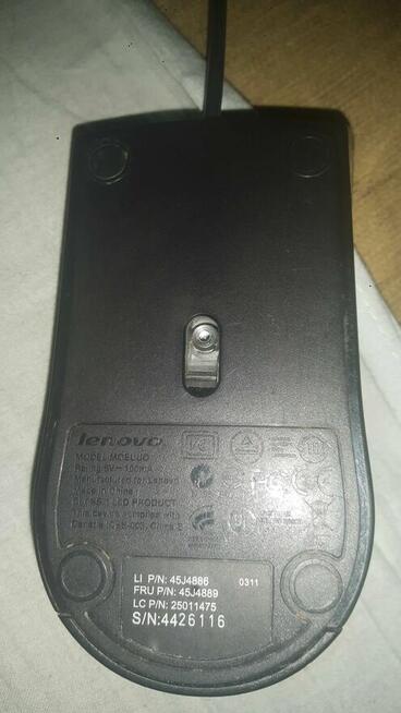 Myszka na kabel usb lenovo
