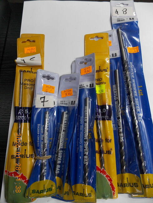 WIERTŁO DO BETONU SARIUS PRO I SUPER BAS