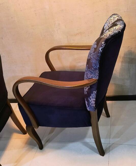 Fotele Art Deco – komplet po pełnej renowacji