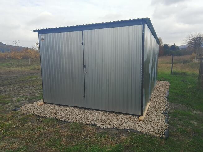 Garaz blaszany 3x5 Na budowe