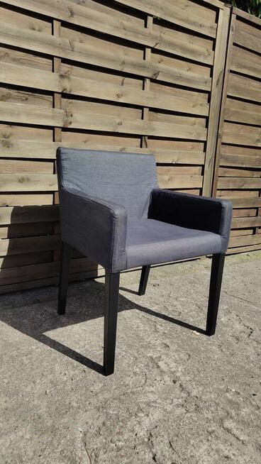 Krzesło IKEA Nils szary grafit zdejmowane pokrowce