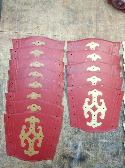 Karwasz łuczniczy ,ochraniacz przedramienia skóra naturalna