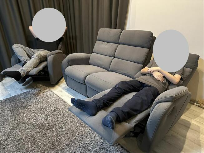 Zestaw sofa i fotel