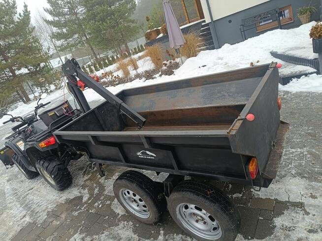 Przyczepa do quada z wywrotrm