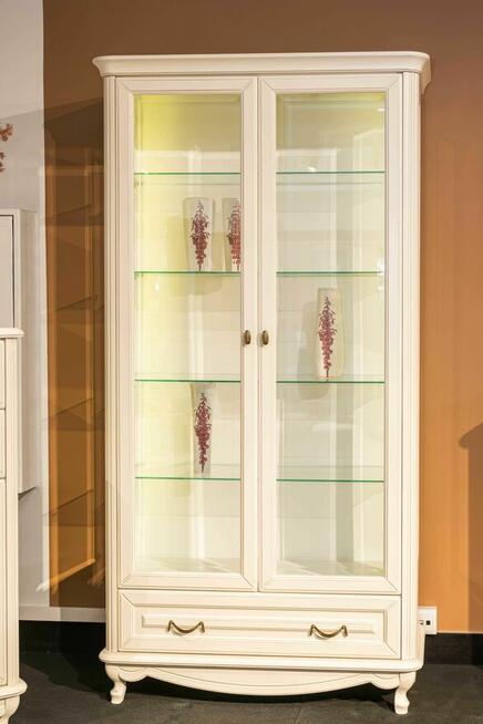 Zestaw Mebli Klasycznych Komoda+Witryna+Komoda