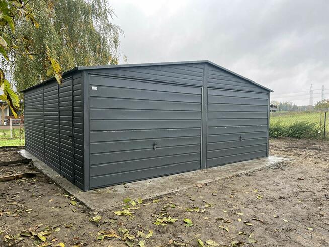 Garaż blaszany 6x6 Premium