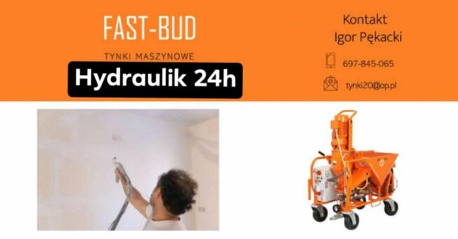 Tynki maszynowe hydraulik 24h