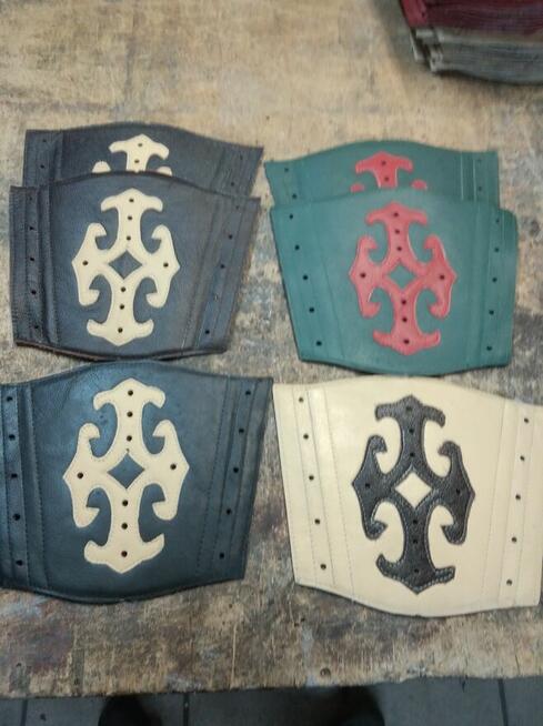 Karwasz łuczniczy ,ochraniacz przedramienia skóra naturalna