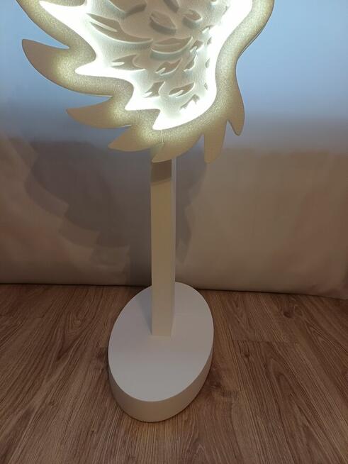 Skrzydła anioła z ośw. led. dekoracja sal komunia chrzciny