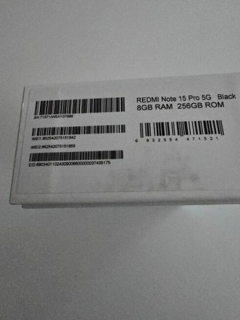 Xiaomi Redmi Note 15 pro Nowy