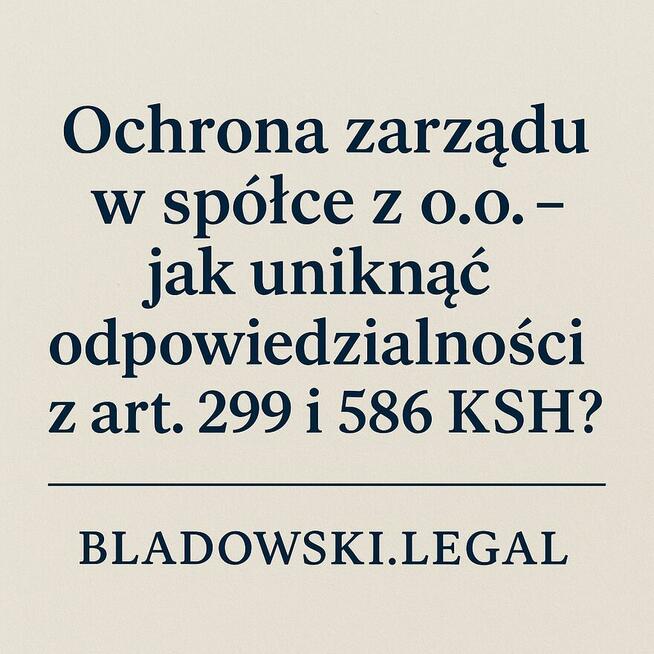 Skup Zadłużonych Spółek – Kancelaria Bladowski.Legal