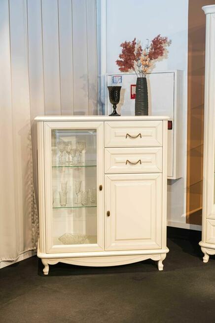 Zestaw Mebli Klasycznych Komoda+Witryna+Komoda