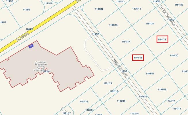 SPRZEDAM - DZIAŁKA BUDOWLANA przy jezdni utwardzonej