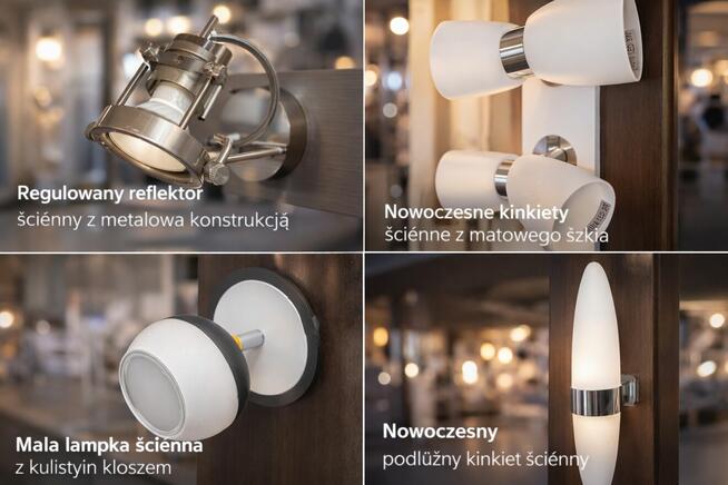 Żyrandole, kinkiety