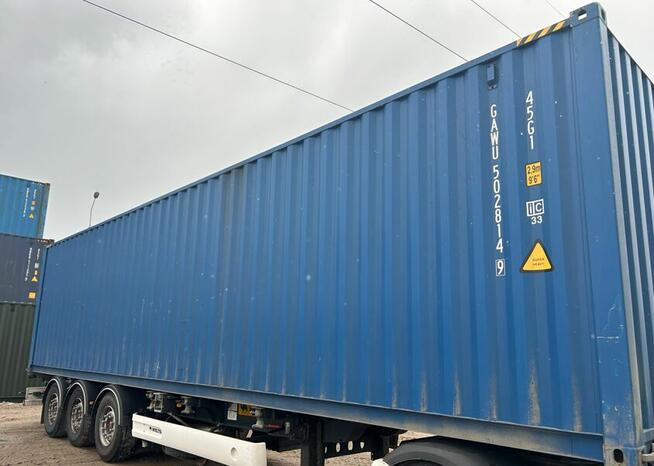Kontener morski, magazynowy 40 hc po jednej trasie rok 2024