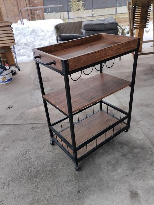 Barek na kółkach Wenko wózek do serwowania drinków dań