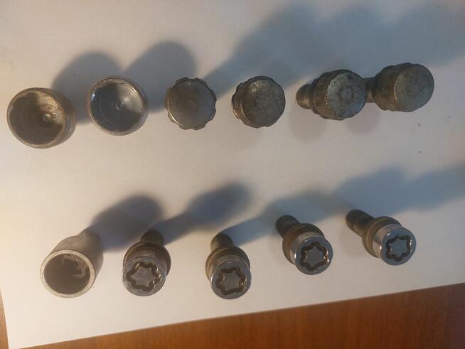 Zestaw blokad kół Antykradzieżowe nakrętki kół Śruba