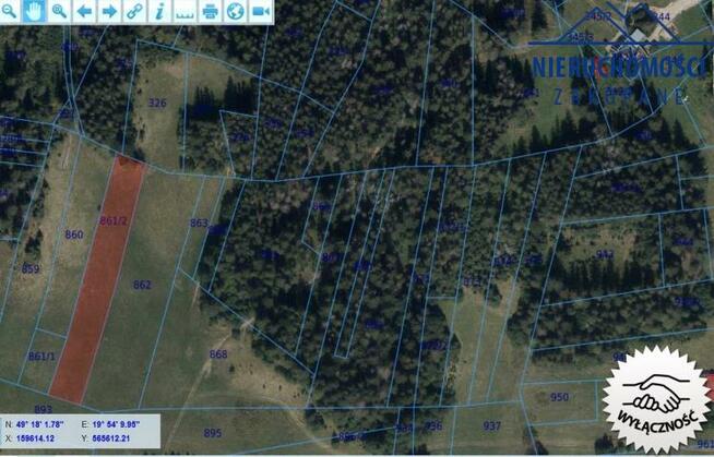 Działka rolna Kościelisko