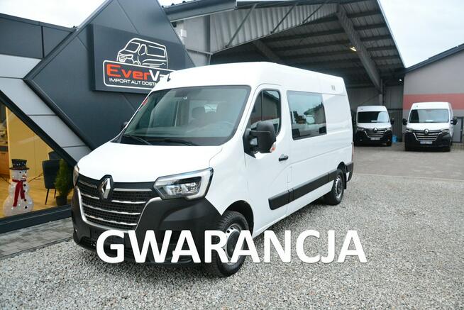 Renault Master L2H2 średniak 7 osobowy brygadówka 2022r doka pełna opcja!!