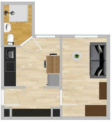 Do wynajęcia jasna kawalerka, Trocera 13