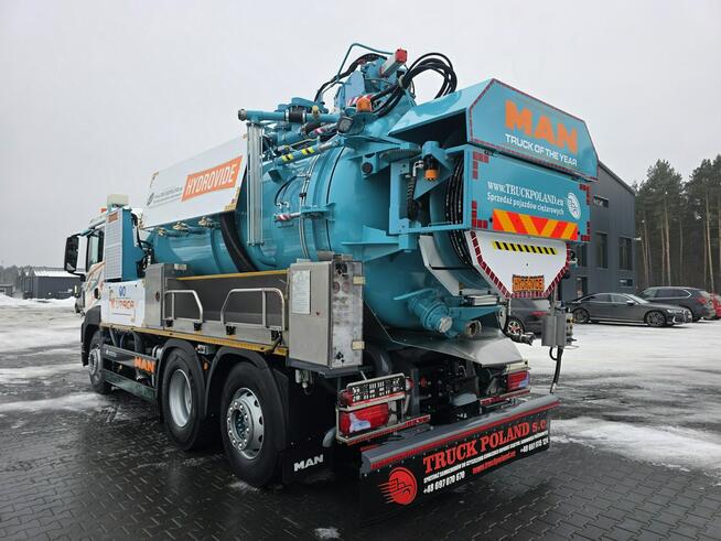 MAN HUWER HYDROVIDE WUKO KOMBI DO CZYSZCZENIA KANAŁÓW EURO6 WUKO asenizacyjny separator beczka odpad