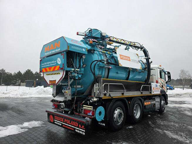 MAN HUWER HYDROVIDE WUKO KOMBI DO CZYSZCZENIA KANAŁÓW EURO6 WUKO asenizacyjny separator beczka odpad
