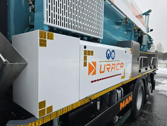 MAN HUWER HYDROVIDE WUKO KOMBI DO CZYSZCZENIA KANAŁÓW EURO6 WUKO asenizacyjny separator beczka odpad