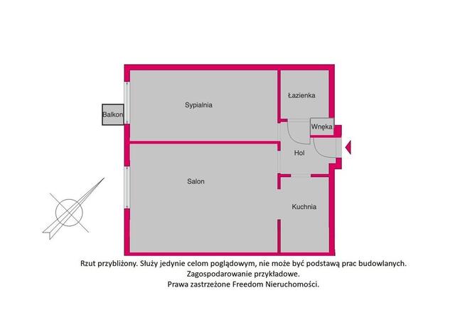 Mieszkanie 38 m2 przy Fortach Szczęśliwickich