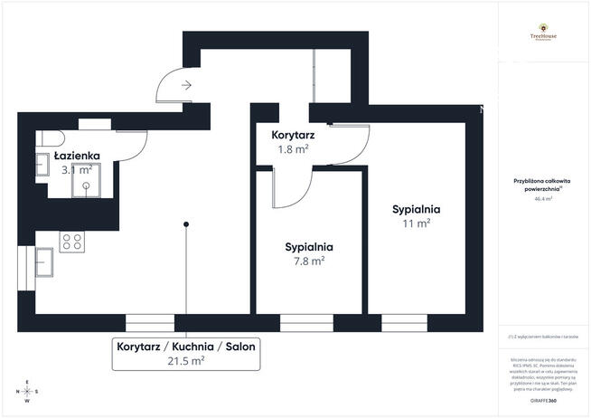 Na sprzedaż atrakcyjne mieszkanie w Giżycku