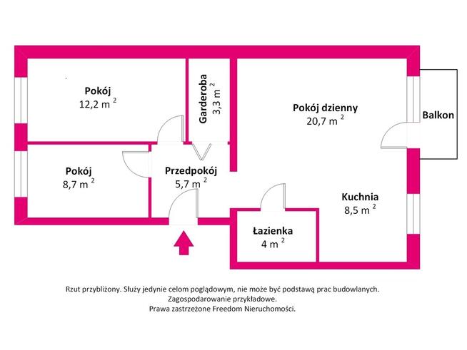 3 pokoje | zamknięte osiedle | miejsce postojowe
