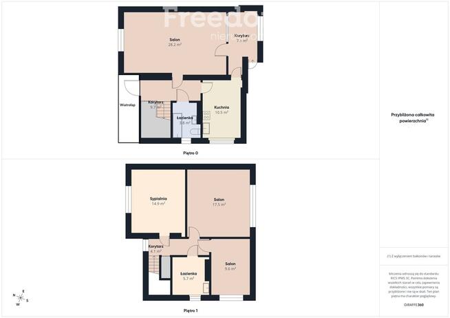 Bliźniak z budynkiem gospodarczym i garażem