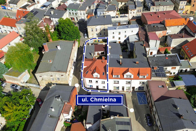 Kamienica: mieszkania, 2 lokale usługowe, 3 garaże