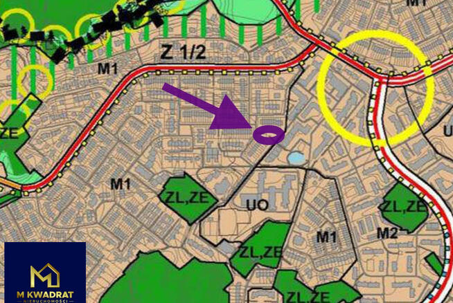 Działka budowlana Gdynia Dąbrowa, Nagietkowa