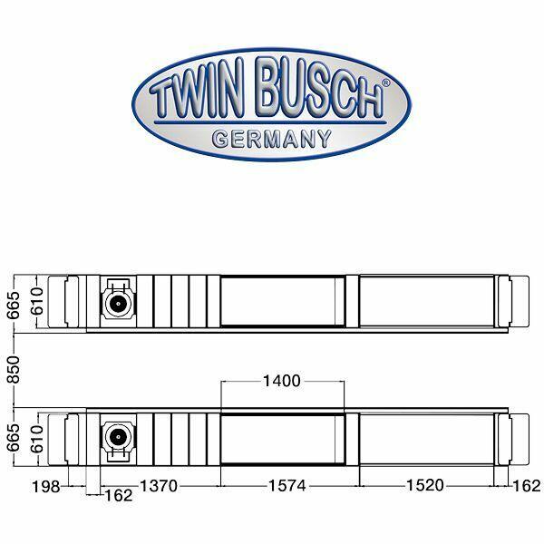 Podnośnik nożycowy TW SA – 42U -G Twin Busch Germany