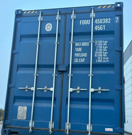 Kontener morski, magazynowy 40 hc po jednej trasie rok 2024
