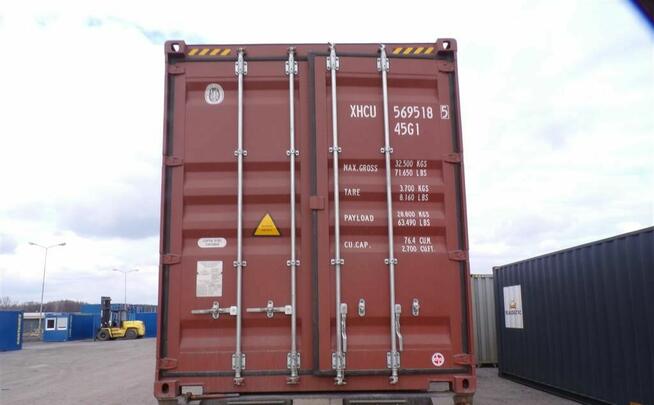 Kontener morski, magazynowy 40 hc po jednej trasie rok 2025