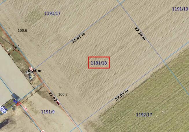 SPRZEDAM - DZIAŁKA BUDOWLANA przy jezdni utwardzonej