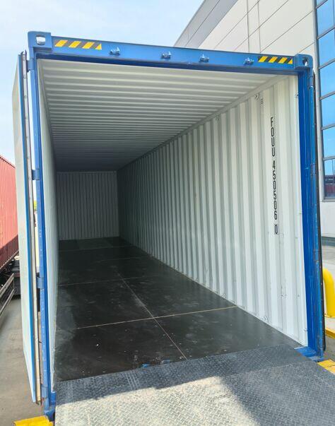 Kontener morski, kontenery magazynowy 40 hc po jednej trasie