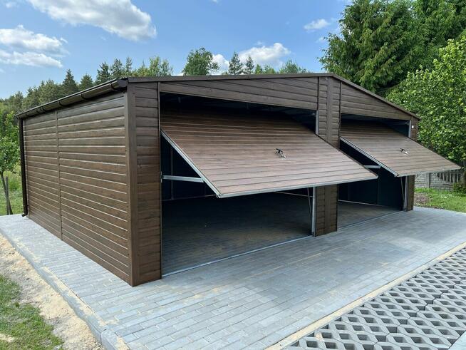 Garaz blaszany 7x6 Premium