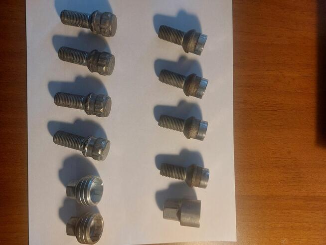 Zestaw blokad kół Antykradzieżowe nakrętki kół Śruba