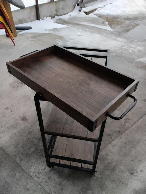 Barek na kółkach Wenko wózek do serwowania drinków dań