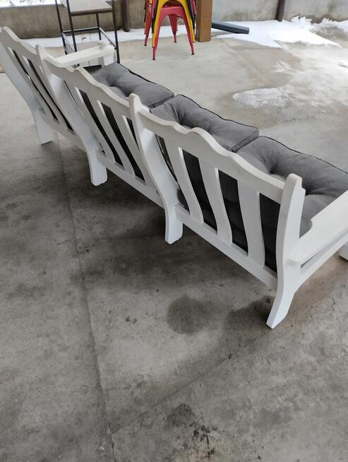 Zestaw wypoczynkowy taras altana ogród lite drewno okazja