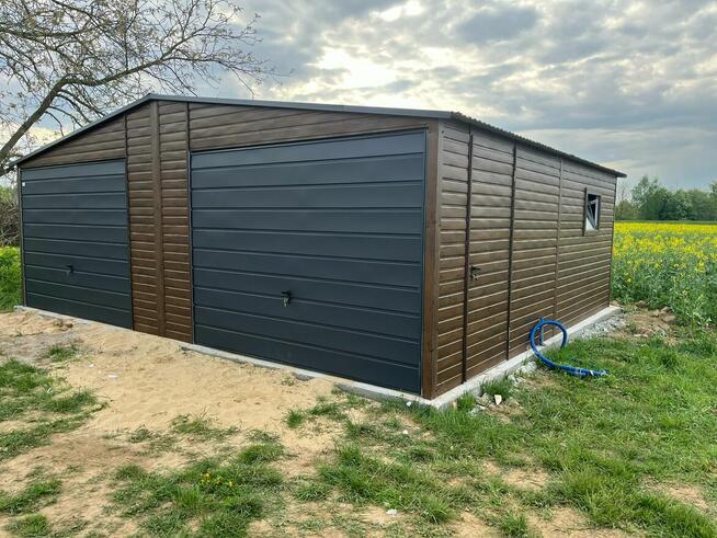 Garaz blaszany 7x6 Premium